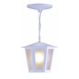 Pendente de aço Campinas pequeno para 1 lâmpada 20W branco Ideal - 1