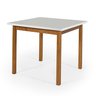 Mesa Linha Elisa Tamanho 90x90cm 4 Lugares Tampo Mdf:off White - 2