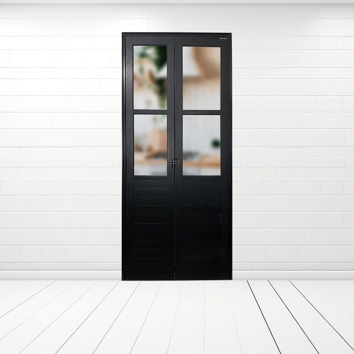 Porta Camarão Lambril com Vidro Linha Veneza 210x70 Abertura