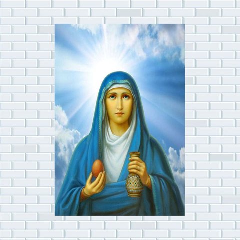 Placa Decorativa Mdf Maria Madalena Tamanho 20x27cm