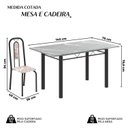 Ver imagem 3 de Conjunto Sala de Jantar com 6 Cadeiras Lívia