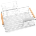 Ver imagem 2 de Escorredor de Louças Duplo 2 Andares 44x31x24cm - Branco