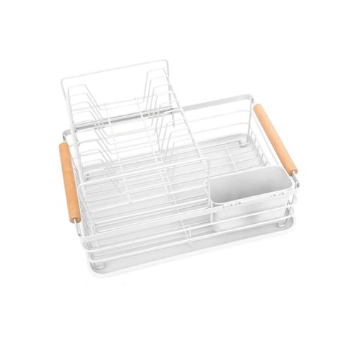 Escorredor de Louças Duplo 2 Andares 44x31x24cm - Branco