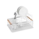 Ver imagem 3 de Escorredor de Louças Duplo 2 Andares 44x31x24cm - Branco