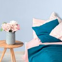 Ver imagem 5 de Papel de Parede Adesivo Lavavel Texturizado Linho Azul Claro 500x60cm