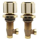Ver imagem 4 de Misturador Bidê Maxim Bicolor Dourado e Bege Deca - 1895e75dobe