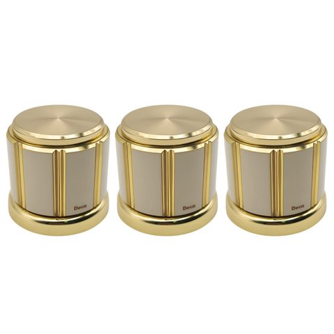 Misturador Bidê Maxim Bicolor Dourado e Bege Deca - 1895e75dobe