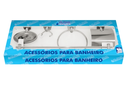 Ver imagem 7 de Kit Acessórios para Banheiro 5 Peças Aço Inox / Alumínio:cromado