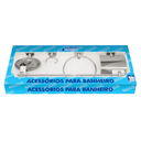 Ver imagem 7 de Kit Acessórios para Banheiro 5 Peças Aço Inox / Alumínio:cromado