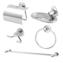 Ver imagem 1 de Kit Acessórios para Banheiro 5 Peças Aço Inox / Alumínio:cromado