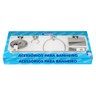 Kit Acessórios Para Banheiro 5 Peças Aço Inox / Alumínio:Cromado - 7