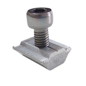 Parafuso c/ porca p/ Perfil Trilho Tubular - 10un