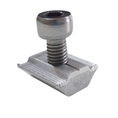 Parafuso c/ porca p/ Perfil Trilho Tubular - 10un