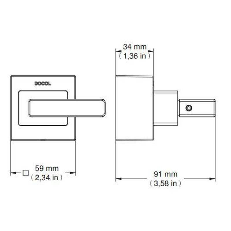 Acabamento para registro base Deca 1/2", 3/4" e 1" Breezy - 00731006 - 2