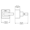 Ver imagem 2 de Acabamento para registro base Deca 1/2", 3/4" e 1" Breezy - 00731006