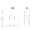 Ver imagem 5 de Acabamento Para Registro Docol Lift Monocomando 3/4" Cromado