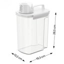 Ver imagem 4 de Dispenser Medidor New Retro 3,9l Porta Sabão Amaciante Organizador Lavanderia Área de Serviço