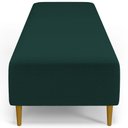 Ver imagem 7 de Puff Decorativo Sala de Estar Bali W01 Pés Palito 190x60cm Bouclê Verde - Lyam Decor