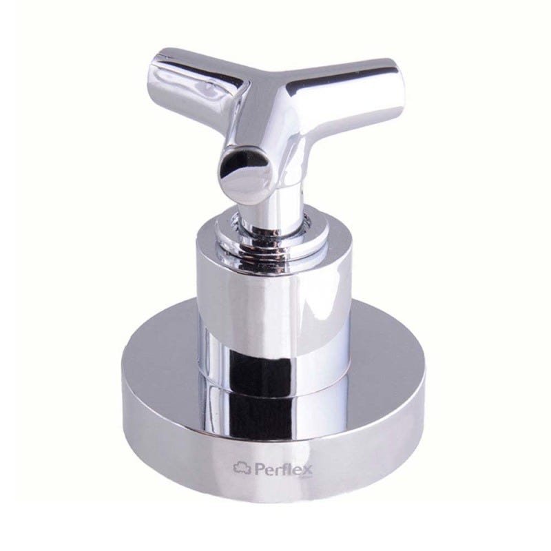 Acabamento para registro base Fabrimar DN15 Linea C25 cromado Perflex - 1