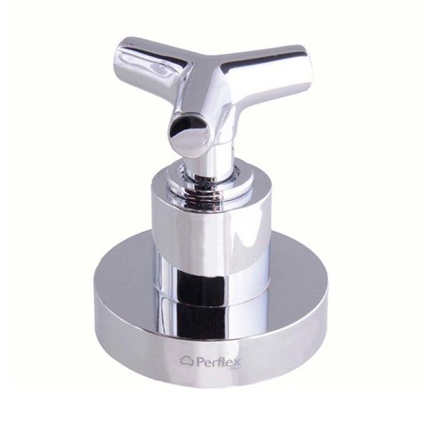 Acabamento para registro base Fabrimar DN15 Linea C25 cromado Perflex