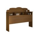 Ver imagem 2 de Cabeceira Casal Cama Box 1,40m com Nicho Cristal - Amêndoa