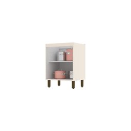 Balcão Cozinha 60cm Henn Connect MDF 2 Portas sem Tampo Modular Armário Inferior Moderno - 3 Balcão Cozinha 60cm Henn Connect MDF 2 Portas sem Tampo Modular Armário Inferior Moderno - 3
