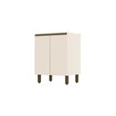 Ver imagem 5 de Balcão Cozinha 60cm Henn Connect MDF 2 Portas sem Tampo Modular Armário Inferior Moderno
