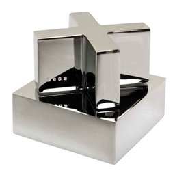 Acabamento para registro base 1/2" 3/4" e 1" Dream Clássica S pequeno cromado Deca - 1