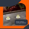 Kit 10 Mini Balizador Branco Frio 6000k Led P/ Chão Jardim 3w Embutir Blindado Solo - 5