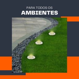 Kit 10 Mini Balizador Branco Frio 6000k Led P/ Chão Jardim 3w Embutir Blindado Solo - 6