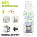Ver imagem 4 de Mini Liquidificador Portátil Mini Mixer 6 Lâminas + Cabo Usb