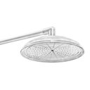 Ver imagem 1 de Ducha redonda de parede Cascata 12x30cm alumínio polido Foglietto