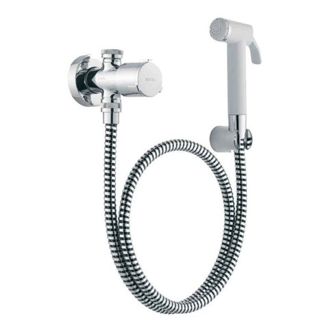 Ducha higiênica Riva com derivaçao e registro cromada Docol