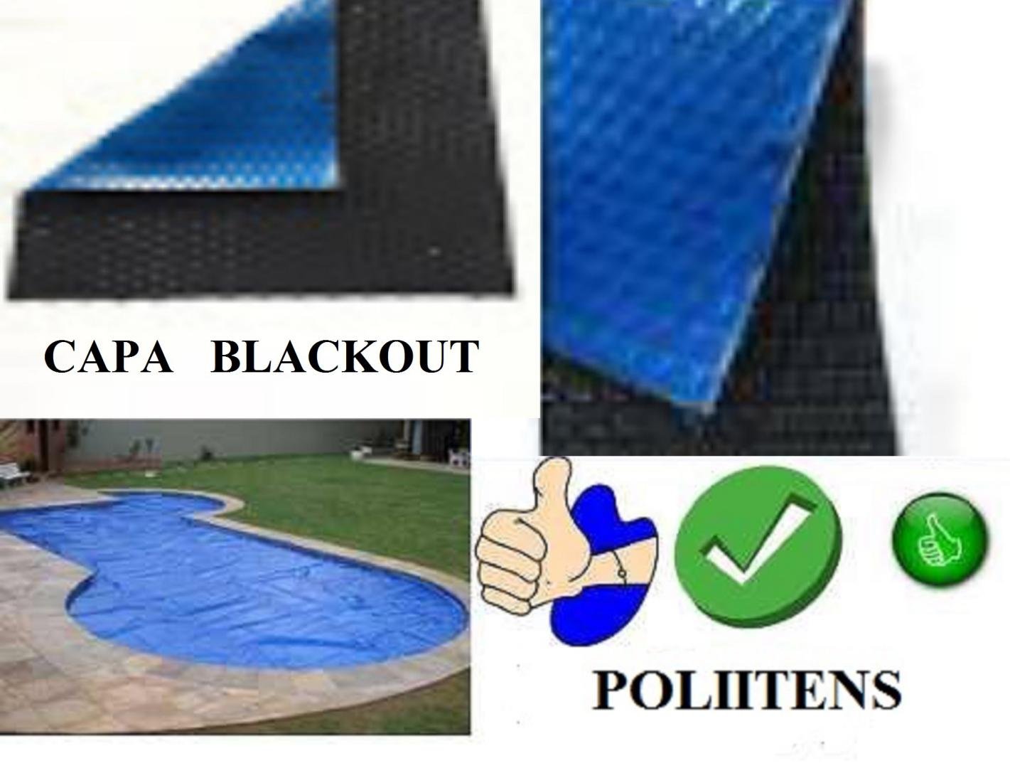 Capa Termica Piscina Proteção Blackout 8,0x9,0 Bolha Flutuante - 1