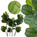 Ver imagem 3 de 2 Plantas Fícus Artificial Silicone Árvore Decorativa para Casa, Escritório, Evento Luxo Permanente