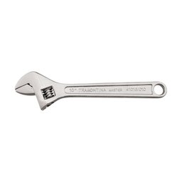 Chave ajustável cromada 8" prata fosca Tramontina - 1