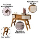 Ver imagem 3 de Rack Bancada Atlanta e Aparador Estoril com Mesa de Centro Indianápolis Cinamomo Off White -