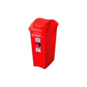 Lixeira seletiva 40 litros vermelha Sanremo