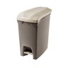 Lixeira de polipropileno com pedal Slim 50 litros Sanremo - 1