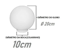 Ver imagem 2 de Arandela Vênus com vidro 1 lâmpada 210 20W preta Ideal