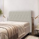 Ver imagem 1 de Cabeceira Sirius 195 / N-037 Bouclê Off White