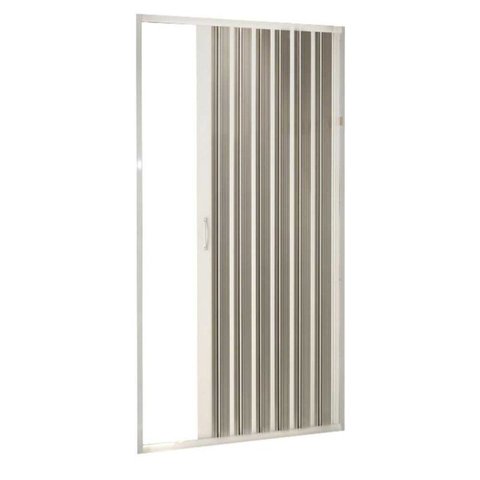 Porta Sanfonada de PVC para Box 185x160cm Branca Bcf