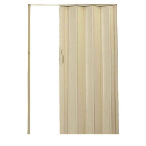 Porta Sanfonada de PVC Plast 210x96cm com Trinco Bege Bcf