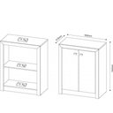 Ver imagem 5 de Conjunto para Home Office com 8 Peças Nogal Tecno Mobili