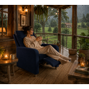 Ver imagem 3 de Poltrona Reclinável Lefranbox Apolo Suede