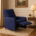 Ver imagem 4 de Poltrona Reclinável Lefranbox Apolo Suede