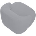Ver imagem 4 de Poltrona Decorativa Fixa Orgânica Living Barolo L06 Veludo Cinza