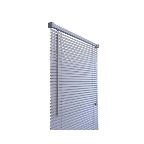 Persiana horizontal de PVC 140x130x2,5cm cinza Primafer