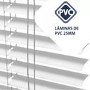Ver imagem 5 de Persiana Horizontal de Pvc Primafer 120x130cm Branca