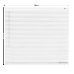 Persiana Horizontal de Pvc Primafer 140x130cm Branca - 6